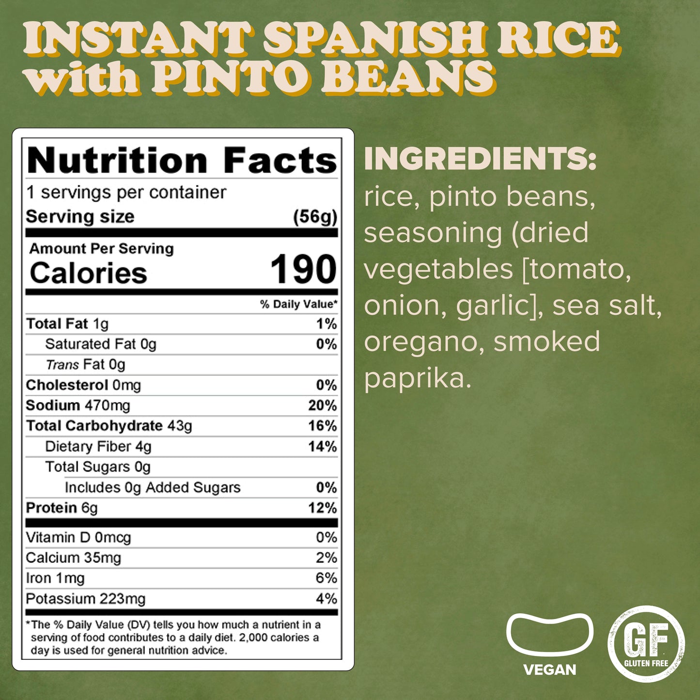 Instant Spanish Rice with Pinto Beans